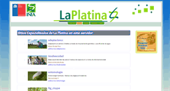 Desktop Screenshot of platina.inia.cl